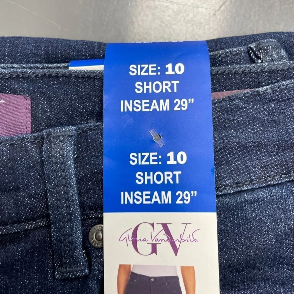 NEW Gloria Vanderbilt Amanda Women's Size 10S Original Slimming Jeans - Picture 8 of 13